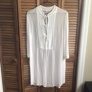 Sheer tunic or bathing suit coverup